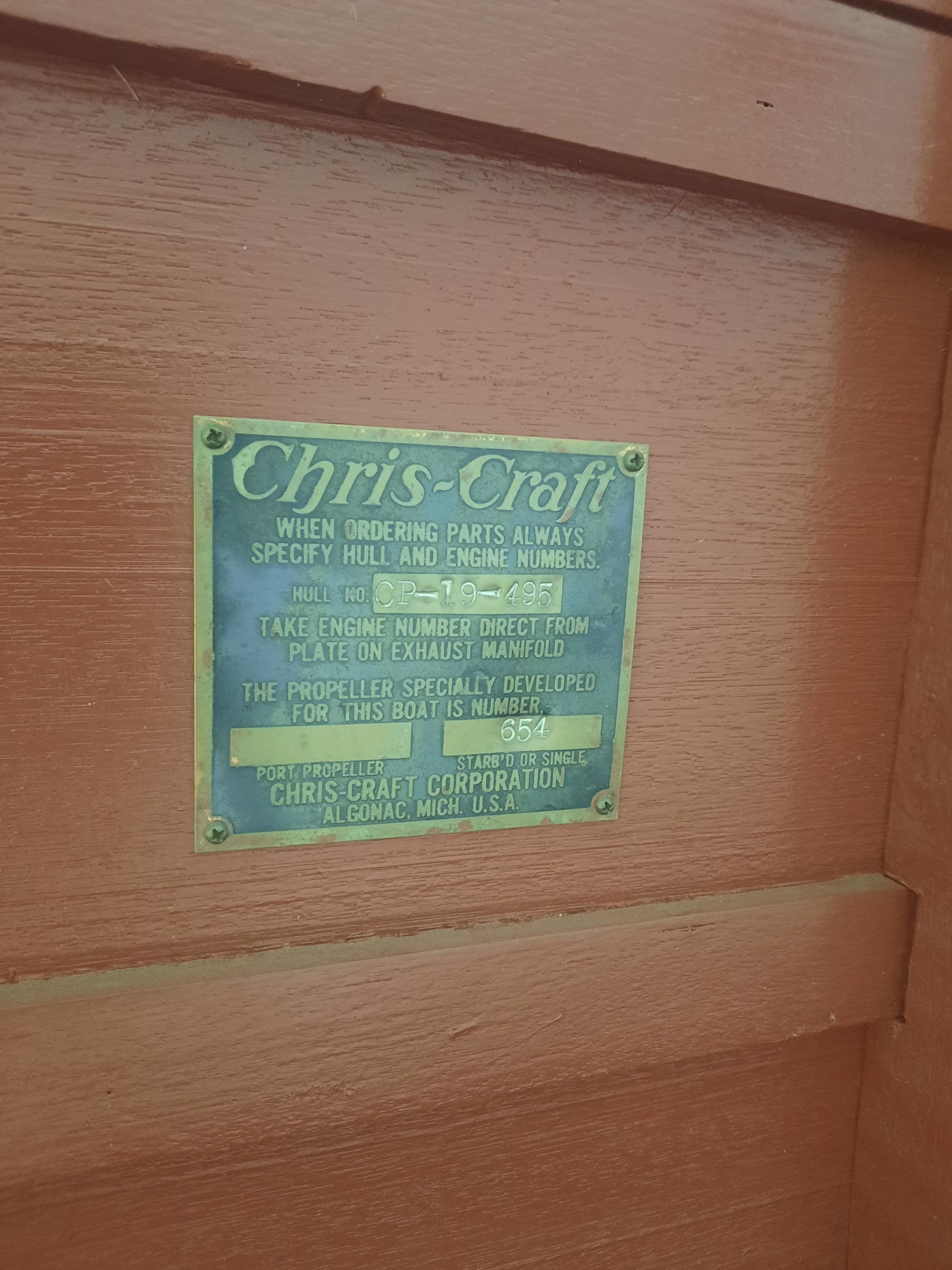 1957 CHRIS-CRAFT CAPRI 19'