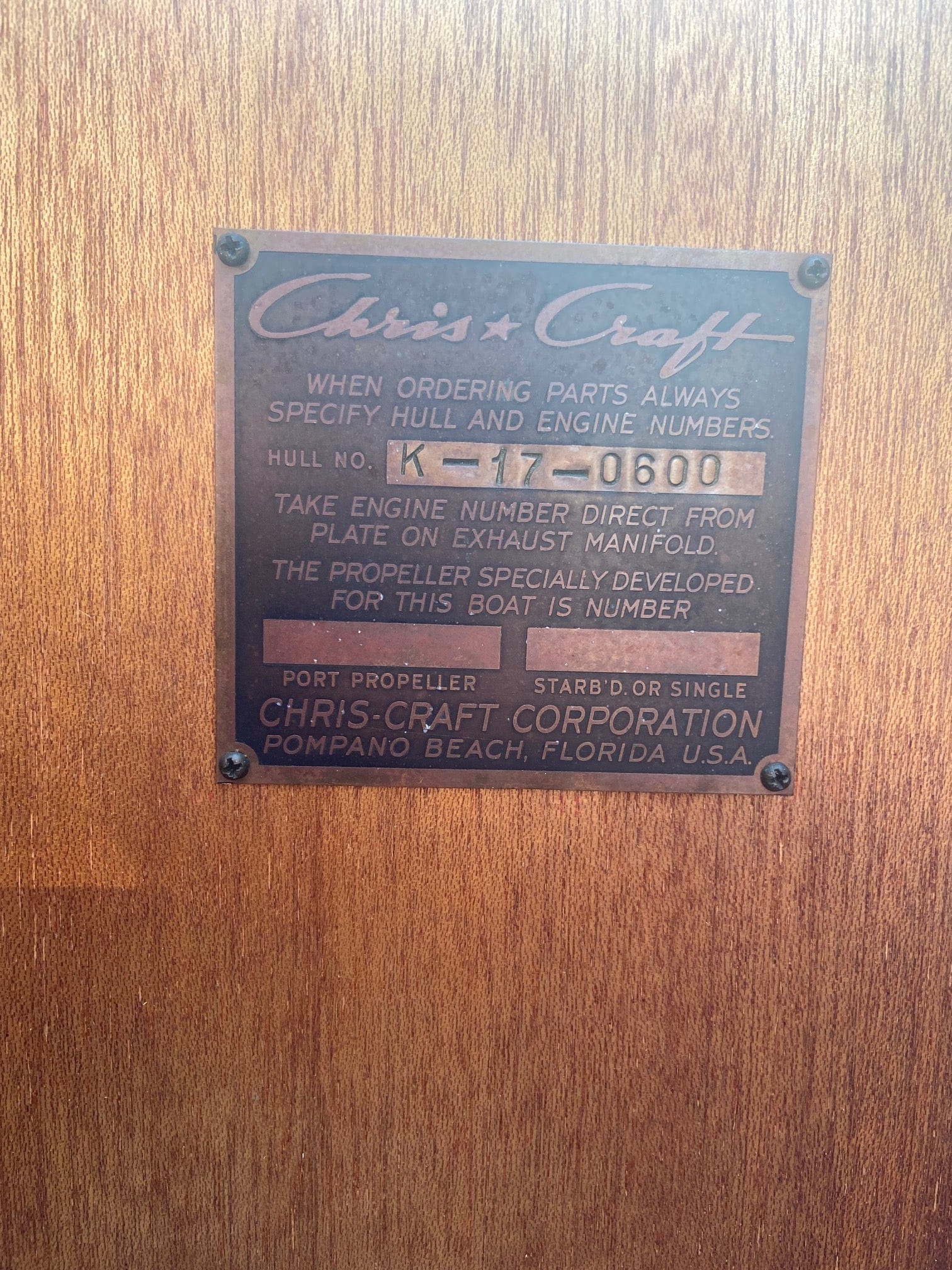 1960 CHRIS-CRAFT 17' SKI BOAT