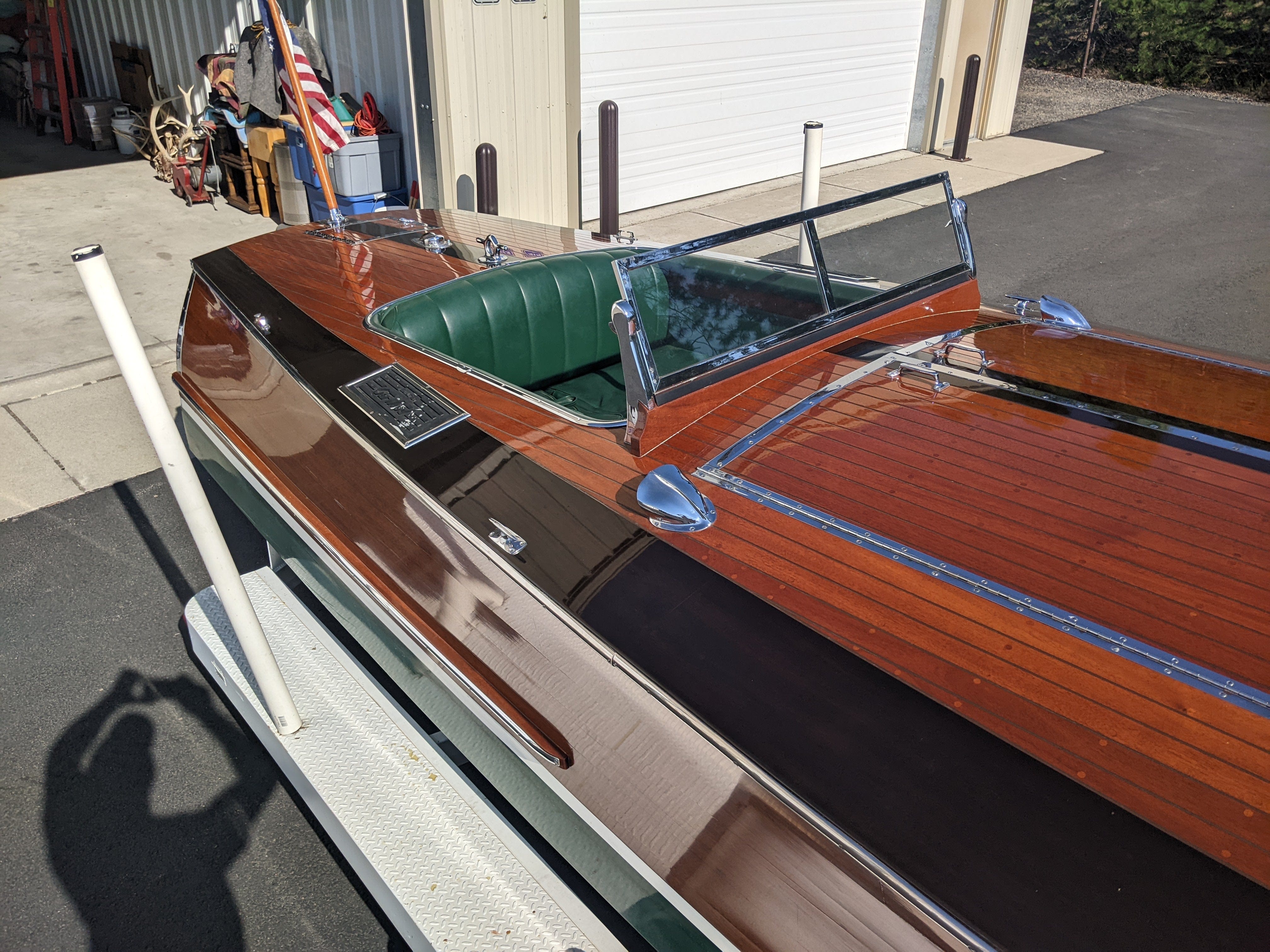 1929 28' GARWOOD TRIPLE COCKPIT RUNABOUT