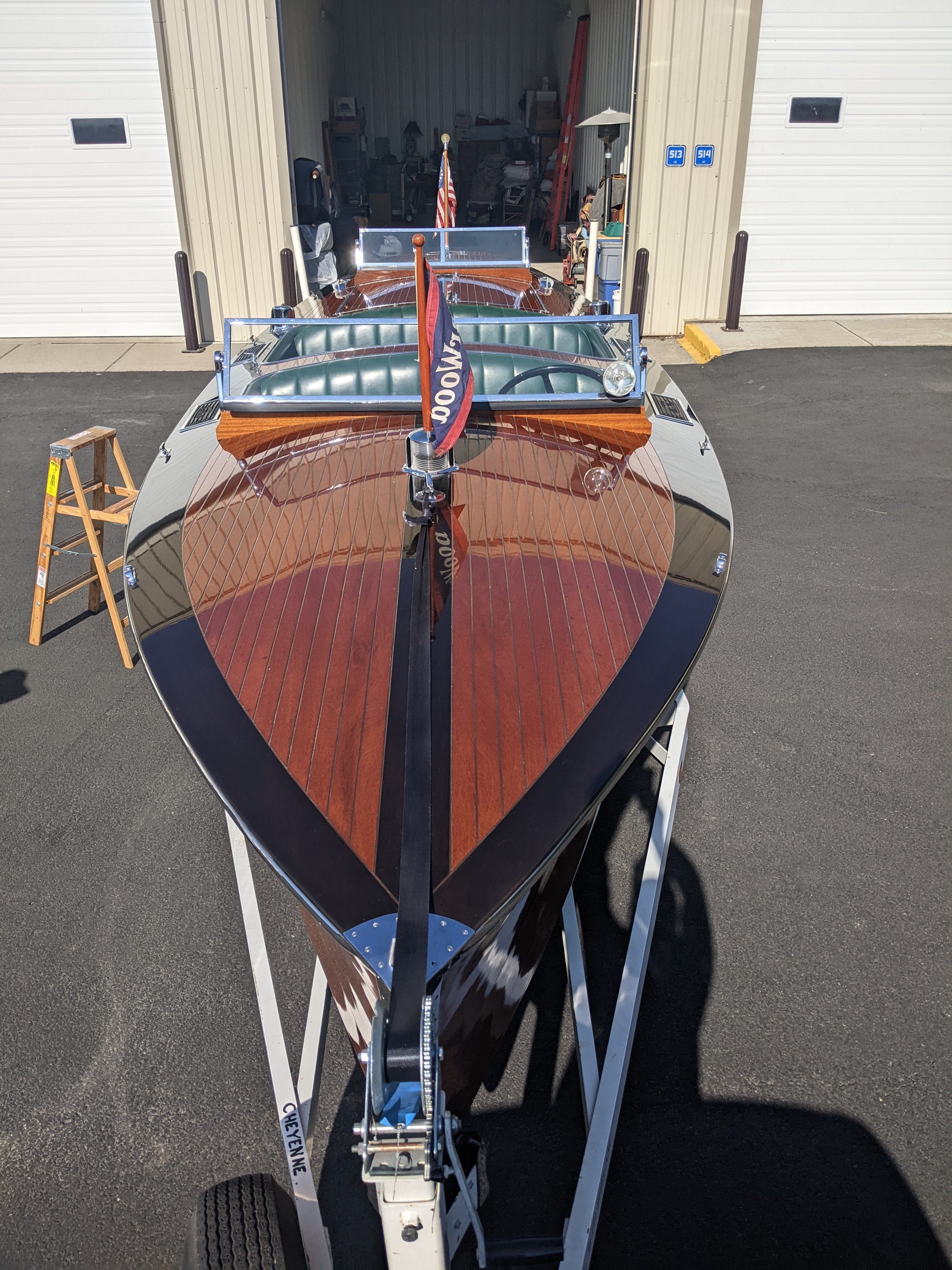 1929 28' GARWOOD TRIPLE COCKPIT RUNABOUT