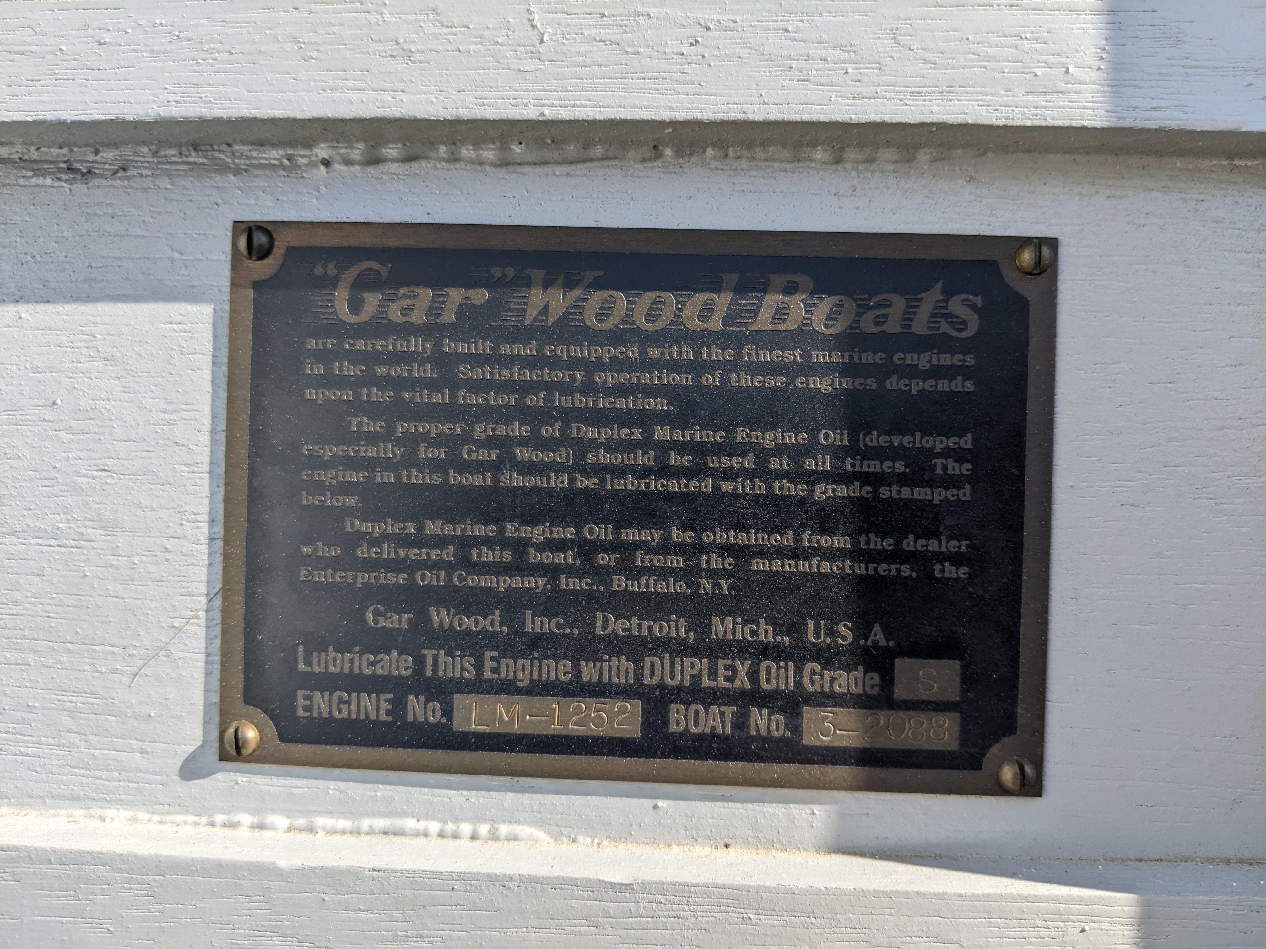 1929 28' GARWOOD TRIPLE COCKPIT RUNABOUT