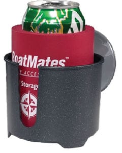 BoatMates 21508 Drink Holder w/Cozy: Graphite