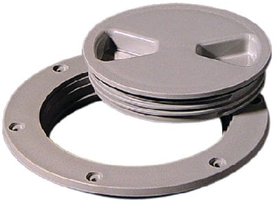 Tempress 43133 Screw Out Deck Plate: 6" Dark Grey