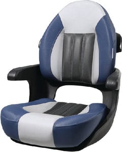 Tempress Probax Elite Helm Seat: Blue/Gray/Carbon