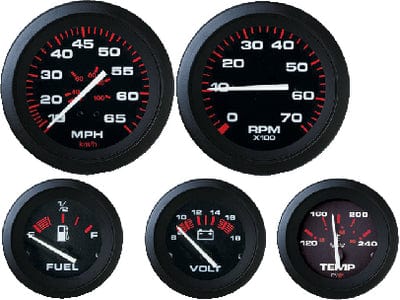 Amega Trim Gauge-Mercury/Volvo/Yamaha