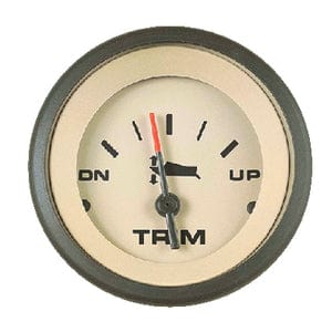 Sierra 59706P Sahara Series 2" Black & Tan Electric 120-240 F Dial Range Water Temperature Gauge & Requires "D" Sender Code
