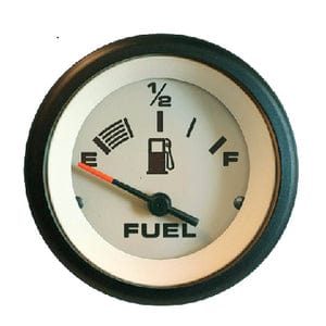 Sierra 59707P Sahara Series 2" Black & Tan Fuel Gauge & Requires "F" Sender Code