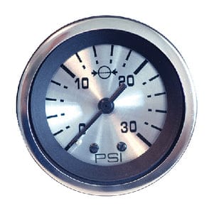 Sierra 63481P Sterling Series 2" Stainless Steel 30 PSI Dial Range Water Pressure Gauge with Fittings & 20' Tubing with "WP" Sender Code