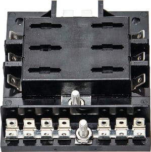 Sierra FS40420 6 Gang ATO/ATC Fuse Block with Ground Bar
