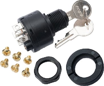 Sierra MP39760 Magneto 3 Position 5/8" Polyester 5 Screw 1 Boss Terminal 12V 15 Amp Ignition Starter Switch