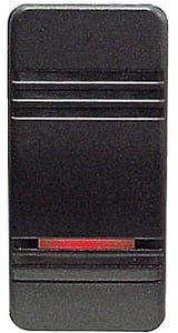 Contura III<sup>®</sup> Illuminated Weather Resistant Rocker Switch: On/Off: Black