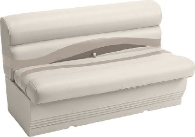 Wise BM1145986 Premier Pontoon 50" Bench Seat w/Base: Platinum/Midnight/Cobalt