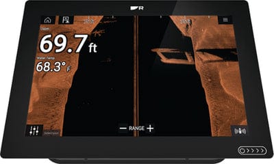 Raymarine E7063903NAG Axiom<sup>®</sup> Plus Touch Screen Multifunction Navigation Display: 12" w/ Integrated RealVision 3D:600W Sonar: RV-100 transducer & North America Navionics+ Chart