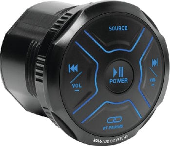 Boss Audio MGR150B Bluetooth<sup>®</sup> Marine Gauge Digital Media Player w/Built-In Channel Amplifier: 2-Channel