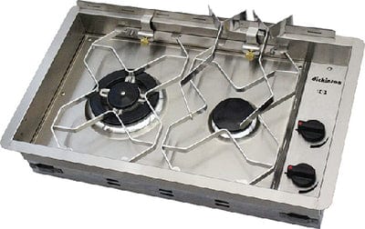 Dickinson Two Burner Propane Drop In Cook Top
