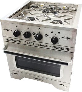 Dickinson Mediterranean Three Burner Propane Gas Stove