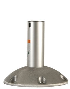 Springfield 2-3/8" Series Explorer Fixed Height Locking Pedestal: Satin Finish