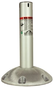 Springfield 2-3/8" Series Explorer Fixed Height Locking Pedestal: Satin Finish