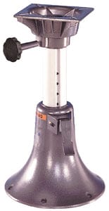 Springfield Belle Adjustable 13" to 17" Pedestal: Powder Coat Finish