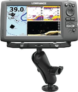 RAM RAMD115C Universal D Size Ball Mount For 9"-12" Fishfinders & Chartplotters