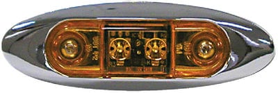 Anderson LED Clearance/Side Marker Light Kit With Chrome Bezel