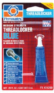 Permatex PTX24200 Blue Removable Strength Threadlocker: 6 ml.