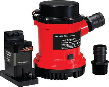1600 GPH Heavy Duty Combo Bilge Pump w/Automatic Electromagnetic Switch: 12V