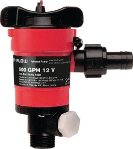 Dual Port Livewell/Washdown Pump: 1000 GPH