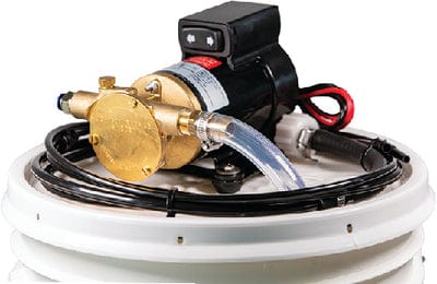 Johnson Pump 65F3B Oil Change Kit W/ Pail & Impeller Pump: 12V