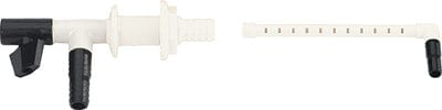 Johnson Pump 90261 Aerator Head - Two Piece Assembly: 8" Spray Bar With 3/4" Barb and 6" Shut Off Assembly With 3/4" Barb and 3/4" Thru-Hull