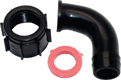 Johnson Pump 92205 DuraPort 90 Degree Connection For 500-1000 GPH Cartridge Bilge Pumps