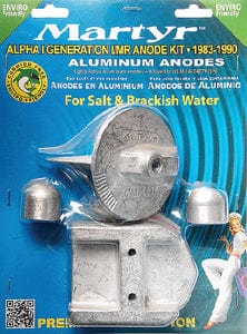Mercruiser Al;pha I Gen I Anode Kit: Aluminum
