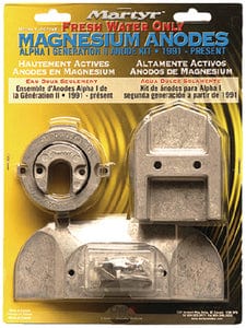 Martyr Anode Kit For Mercury Alpha I Generation II Drives 1991-Present (Contains 1-762145: 1-806105: 1-821629: 1-821631: 2-806189 and Fastening Hardware)