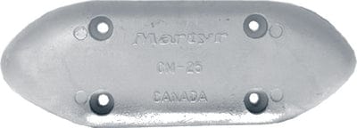 Martyr CMM25 Zinc Hull Anode .72" x 3.25" x 9.08"