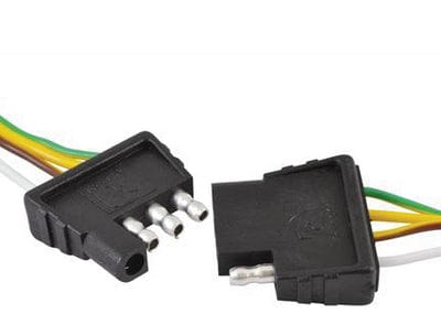 Attwood Wiring Harness/Connector 4-Way Flat: 18" Plug and 48" Socket
