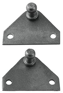 Attwood Flat Gas Spring Mounting Bracket Ball Pem Forward 2 Holes Stainless Steel