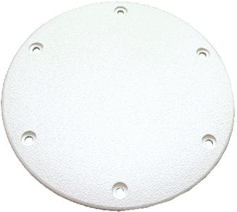 T-H Marine Designer Series Screw Down Deck Plate 6" OD: Polar White