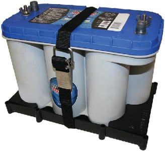 T-H Marine Battery Holder Tray For Optima Batteries D27M and D31M