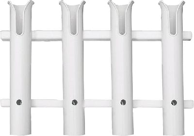 Polyethylene 4-Rod Rack: White