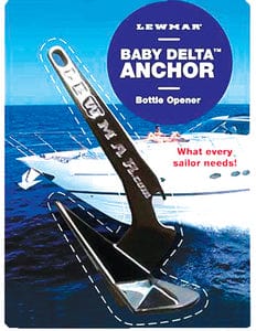 Lewmar B10503 Stainless Steel Baby Delta Anchor Model Bottle Opener