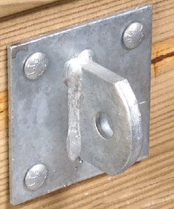 Tie Down Engineering Dock Hardware - Male T Connector 5"L x 5"H