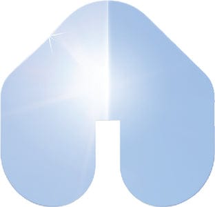 Megaware 80638 ScuffBuster XL Stainless Steel Bow Guard w/Notch For Bow Eye