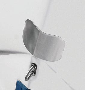 Megaware 58637 ScuffBuster Stainless Steel Bow Guard: w/o Notch