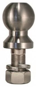 Trimax TBSX2 Stainless Steel 2" Trailer Tow Ball with 8:000 lb Capacity