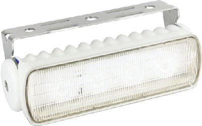 Hella Sea Hawk-R 9-33V DC Bracket Mount White Light LED Floodlight: White Housing: Spread