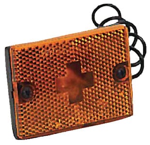 Trailer Light Amber Stud Mount