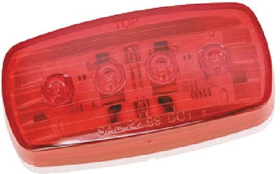 Wesbar 38 Series LED Side Marker Clearance Light: Red