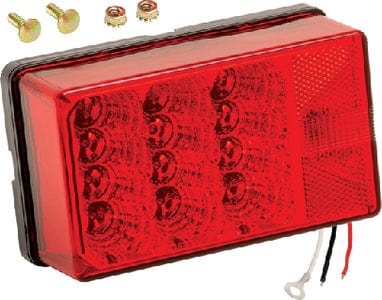 Wesbar 407555 Submersible Tail Light: Left