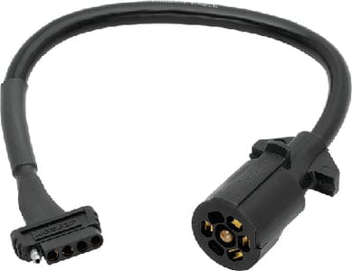 Round 7 To 5 Flat Connector: 18"