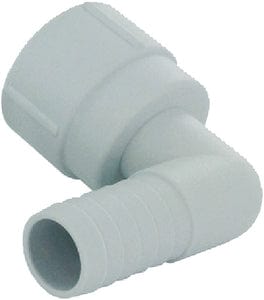 Rule 1203R Barbed Bilge Pump Port Fitting: 3/4" 90°